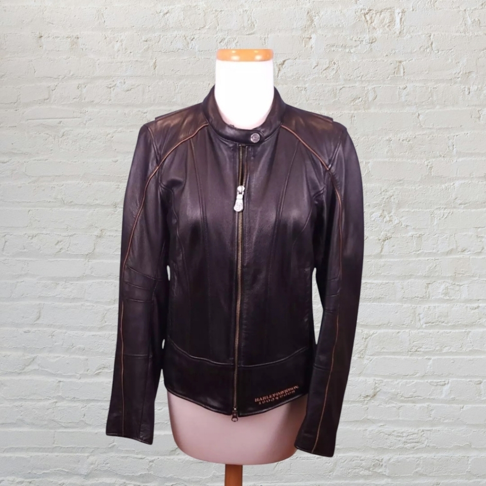 Vintage  Harley-Davidson 105th Anniversary Leather Collectors Jacket